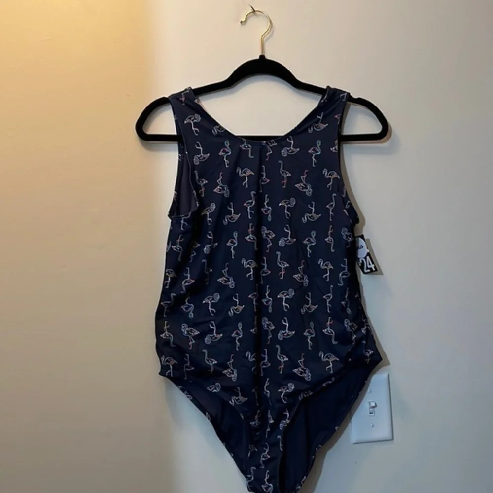 Kids XXL flamingo bathing suit new with tag